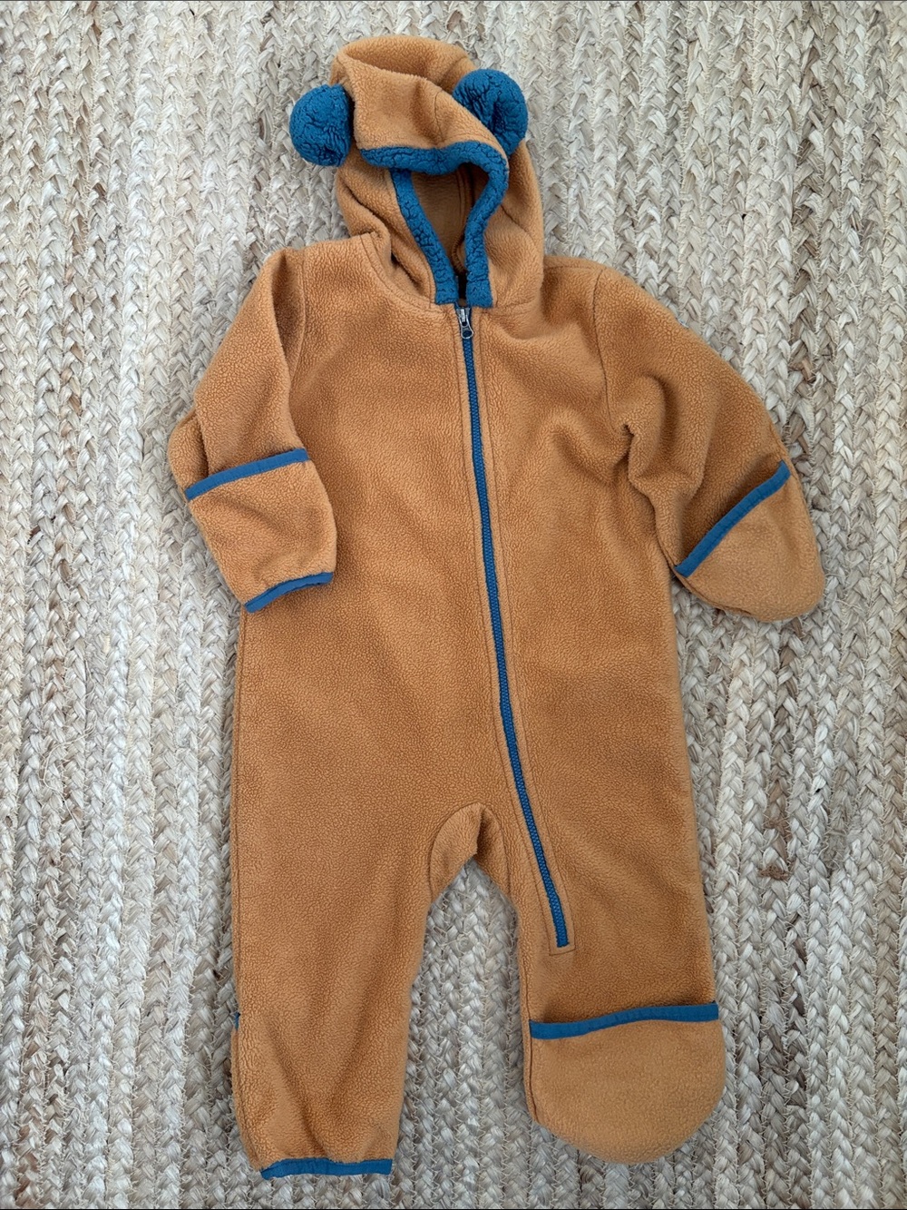 Baby fleece teddy bunting Columbia